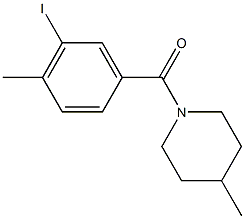 1-(3-iodo-4-methylbenzoyl)-4-methylpiperidine