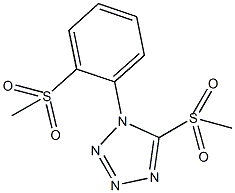 5-(methylsulfonyl)-1-[2-(methylsulfonyl)phenyl]-1H-tetraazole Structure