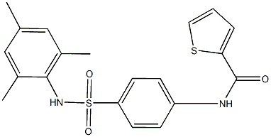  N-{4-[(mesitylamino)sulfonyl]phenyl}thiophene-2-carboxamide