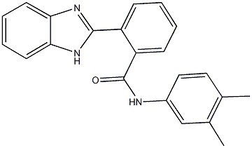 2-(1H-benzimidazol-2-yl)-N-(3,4-dimethylphenyl)benzamide
