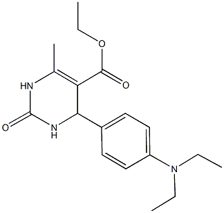 ethyl 4-[4-(diethylamino)phenyl]-6-methyl-2-oxo-1,2,3,4-tetrahydro-5-pyrimidinecarboxylate