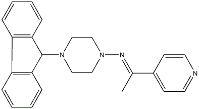  4-(9H-fluoren-9-yl)-N-[1-(4-pyridinyl)ethylidene]-1-piperazinamine