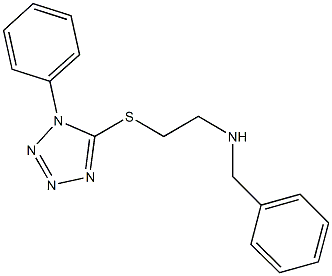  N-benzyl-N-{2-[(1-phenyl-1H-tetraazol-5-yl)sulfanyl]ethyl}amine