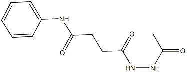 4-(2-acetylhydrazino)-4-oxo-N-phenylbutanamide