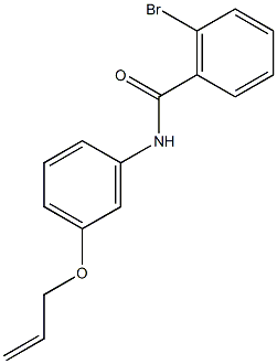 N-[3-(allyloxy)phenyl]-2-bromobenzamide Struktur
