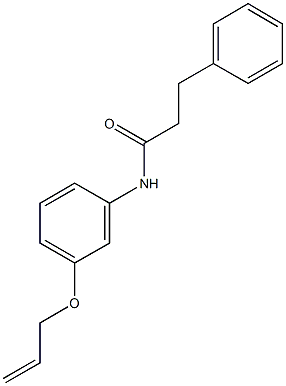 N-[3-(allyloxy)phenyl]-3-phenylpropanamide Structure
