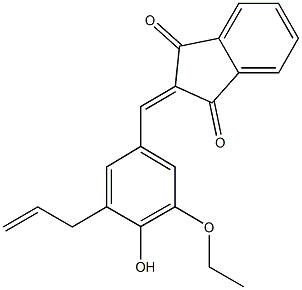  2-(3-allyl-5-ethoxy-4-hydroxybenzylidene)-1H-indene-1,3(2H)-dione