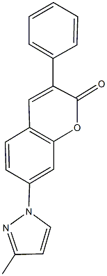  7-(3-methyl-1H-pyrazol-1-yl)-3-phenyl-2H-chromen-2-one