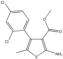  methyl 2-amino-4-(2,4-dichlorophenyl)-5-methyl-3-thiophenecarboxylate