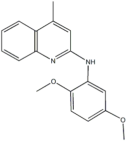  N-(2,5-dimethoxyphenyl)-4-methyl-2-quinolinamine