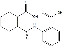 2-{[(6-carboxy-3-cyclohexen-1-yl)carbonyl]amino}benzoic acid|