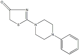  2-(4-phenyl-1-piperazinyl)-1,3-thiazol-4(5H)-one