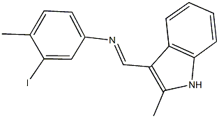  N-(3-iodo-4-methylphenyl)-N-[(2-methyl-1H-indol-3-yl)methylene]amine