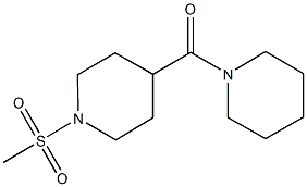  1-(methylsulfonyl)-4-(1-piperidinylcarbonyl)piperidine