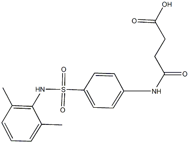 4-{4-[(2,6-dimethylanilino)sulfonyl]anilino}-4-oxobutanoic acid