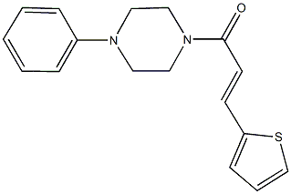 1-phenyl-4-[3-(2-thienyl)acryloyl]piperazine