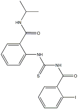  2-({[(2-iodobenzoyl)amino]carbothioyl}amino)-N-isopropylbenzamide