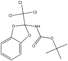  tert-butyl 2-(trichloromethyl)-1,3-benzodioxol-2-ylcarbamate