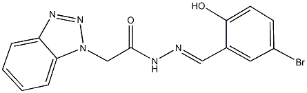 2-(1H-1,2,3-benzotriazol-1-yl)-N'-(5-bromo-2-hydroxybenzylidene)acetohydrazide