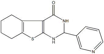  2-(3-pyridinyl)-2,3,5,6,7,8-hexahydro[1]benzothieno[2,3-d]pyrimidin-4(1H)-one