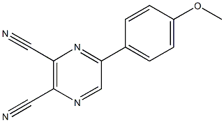 5-(4-methoxyphenyl)-2,3-pyrazinedicarbonitrile