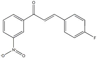  3-(4-fluorophenyl)-1-{3-nitrophenyl}-2-propen-1-one