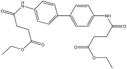  ethyl 4-({4'-[(4-ethoxy-4-oxobutanoyl)amino][1,1'-biphenyl]-4-yl}amino)-4-oxobutanoate