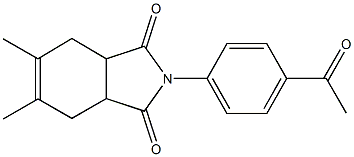 2-(4-acetylphenyl)-5,6-dimethyl-3a,4,7,7a-tetrahydro-1H-isoindole-1,3(2H)-dione