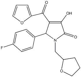  5-(4-fluorophenyl)-4-(2-furoyl)-3-hydroxy-1-(tetrahydro-2-furanylmethyl)-1,5-dihydro-2H-pyrrol-2-one