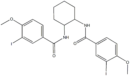 3-iodo-N-{2-[(3-iodo-4-methoxybenzoyl)amino]cyclohexyl}-4-methoxybenzamide|