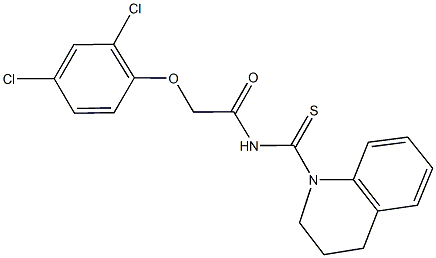  2-(2,4-dichlorophenoxy)-N-(3,4-dihydro-1(2H)-quinolinylcarbothioyl)acetamide