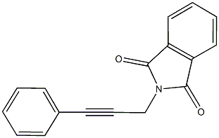 2-(3-phenyl-2-propynyl)-1H-isoindole-1,3(2H)-dione Struktur