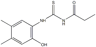  N-(2-hydroxy-4,5-dimethylphenyl)-N'-propionylthiourea