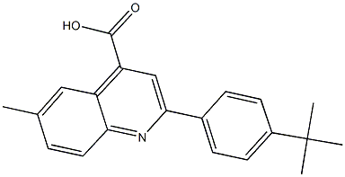 2-(4-tert-butylphenyl)-6-methyl-4-quinolinecarboxylic acid