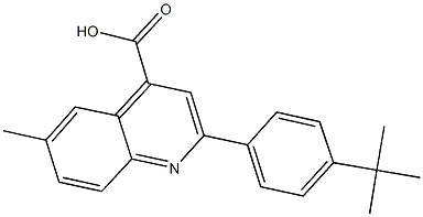  2-(4-tert-butylphenyl)-6-methyl-4-quinolinecarboxylic acid