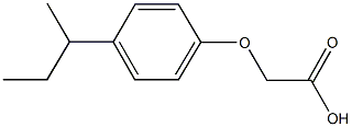 (4-sec-butylphenoxy)acetic acid Struktur