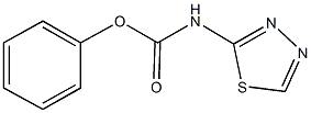 phenyl 1,3,4-thiadiazol-2-ylcarbamate Struktur