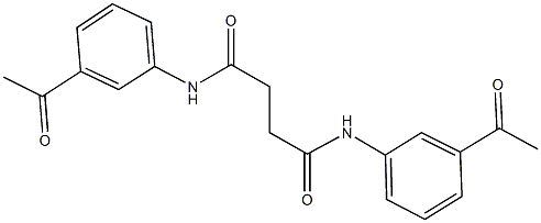  N~1~,N~4~-bis(3-acetylphenyl)succinamide