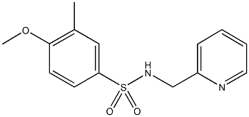  4-methoxy-3-methyl-N-(2-pyridinylmethyl)benzenesulfonamide