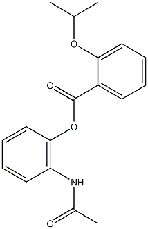 2-(acetylamino)phenyl 2-isopropoxybenzoate Structure