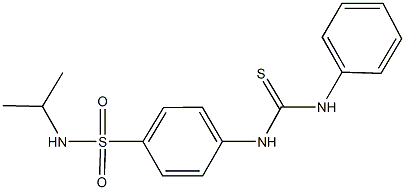  4-[(anilinocarbothioyl)amino]-N-isopropylbenzenesulfonamide