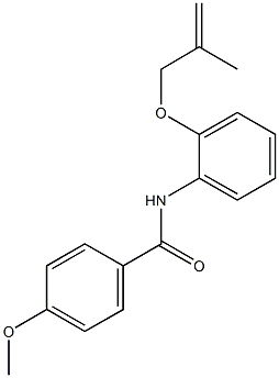 4-methoxy-N-{2-[(2-methyl-2-propenyl)oxy]phenyl}benzamide