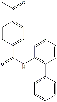 4-acetyl-N-[1,1'-biphenyl]-2-ylbenzamide