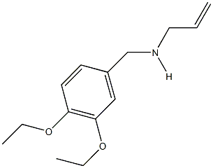 N-allyl-N-(3,4-diethoxybenzyl)amine Structure