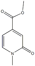 methyl 1-methyl-2-oxo-1,2-dihydropyridine-4-carboxylate Struktur
