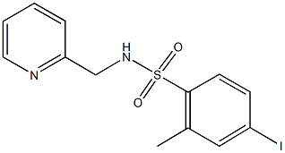  4-iodo-2-methyl-N-(2-pyridinylmethyl)benzenesulfonamide