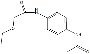 N-[4-(acetylamino)phenyl]-2-ethoxyacetamide Struktur