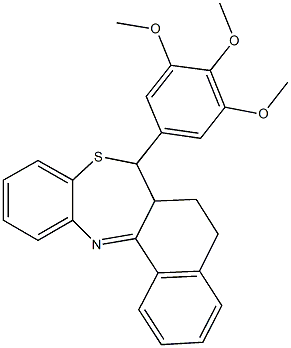 7-(3,4,5-trimethoxyphenyl)-5,6,6a,7-tetrahydronaphtho[2,1-c][1,5]benzothiazepine