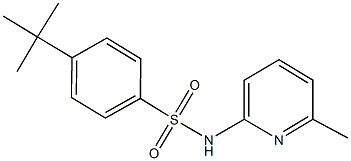 4-tert-butyl-N-(6-methyl-2-pyridinyl)benzenesulfonamide