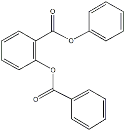 phenyl 2-(benzoyloxy)benzoate Structure